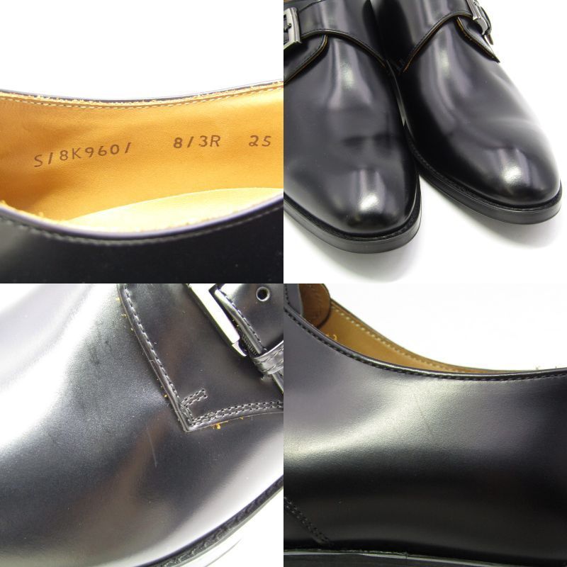 未使用 REGAL リーガル 25cm シングルモンク 813RAL ラウンドトゥ  