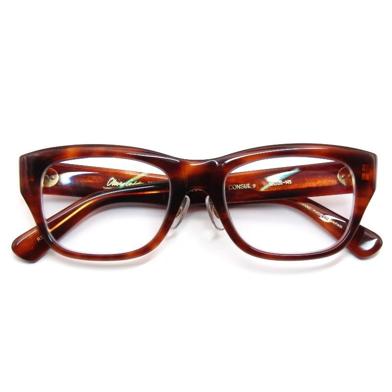 OLIVER オリバーゴールドスミス メガネフレーム CONSUL-s 度入り RD レッドブラウンデミ