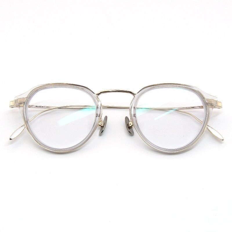 YUICHI TOYAMA. ユウイチトヤマ メガネフレーム U-132 F.Joost 度入り F.ヨースト 01 White g Clear gray 61004049