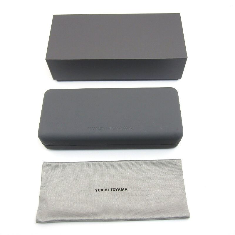 美品 YUICHI TOYAMA. ユウイチトヤマ メガネフレーム U-153 Gertrud 度  