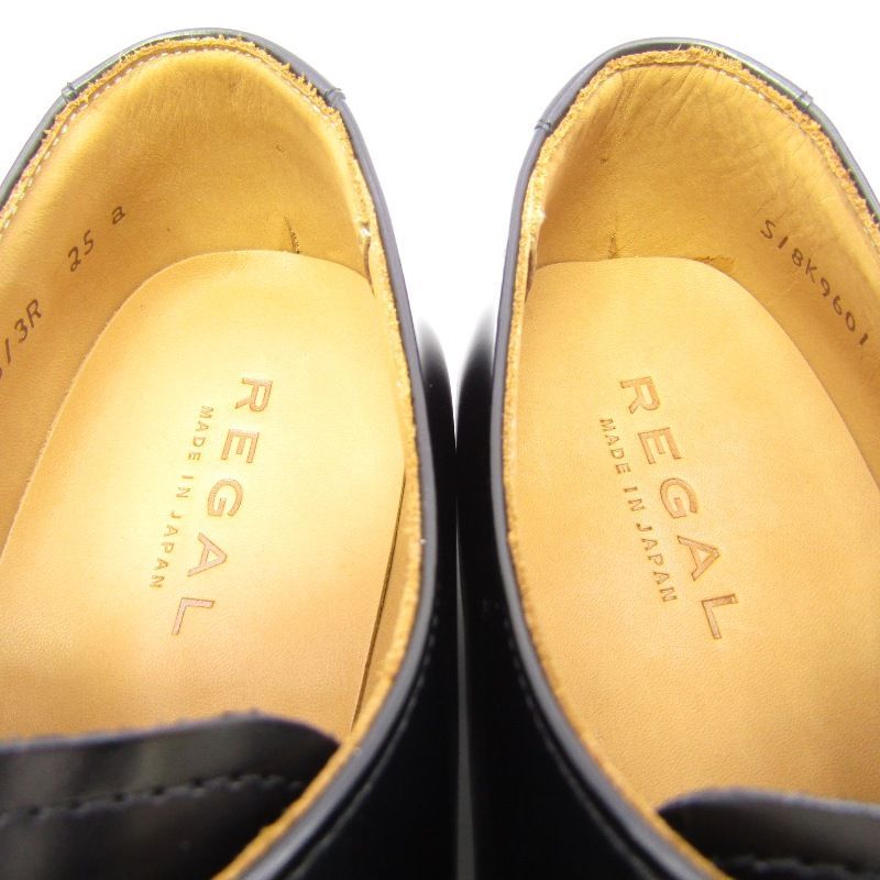 未使用 REGAL リーガル 25cm シングルモンク 813RAL ラウンドトゥ  