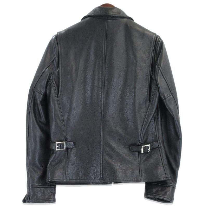 Y’2 LEATHER ワイツーレザー シングルライダース SR-42 ステアオイル レザージャケット 牛革 ブラック 黒 36 70017224