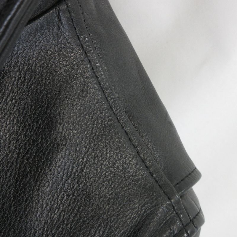 Y’2 LEATHER ワイツーレザー シングルライダース SR-42 ステアオイル レザージャケット 牛革 ブラック 黒 36 70017224 KANDAIZUMI_COM