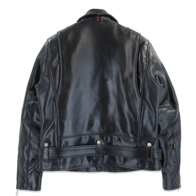 master SUPPLY マスターサプライ ダブルライダースジャケット TOMSTONE レザージャケット 牛革 ブラック 黒 S 70017226