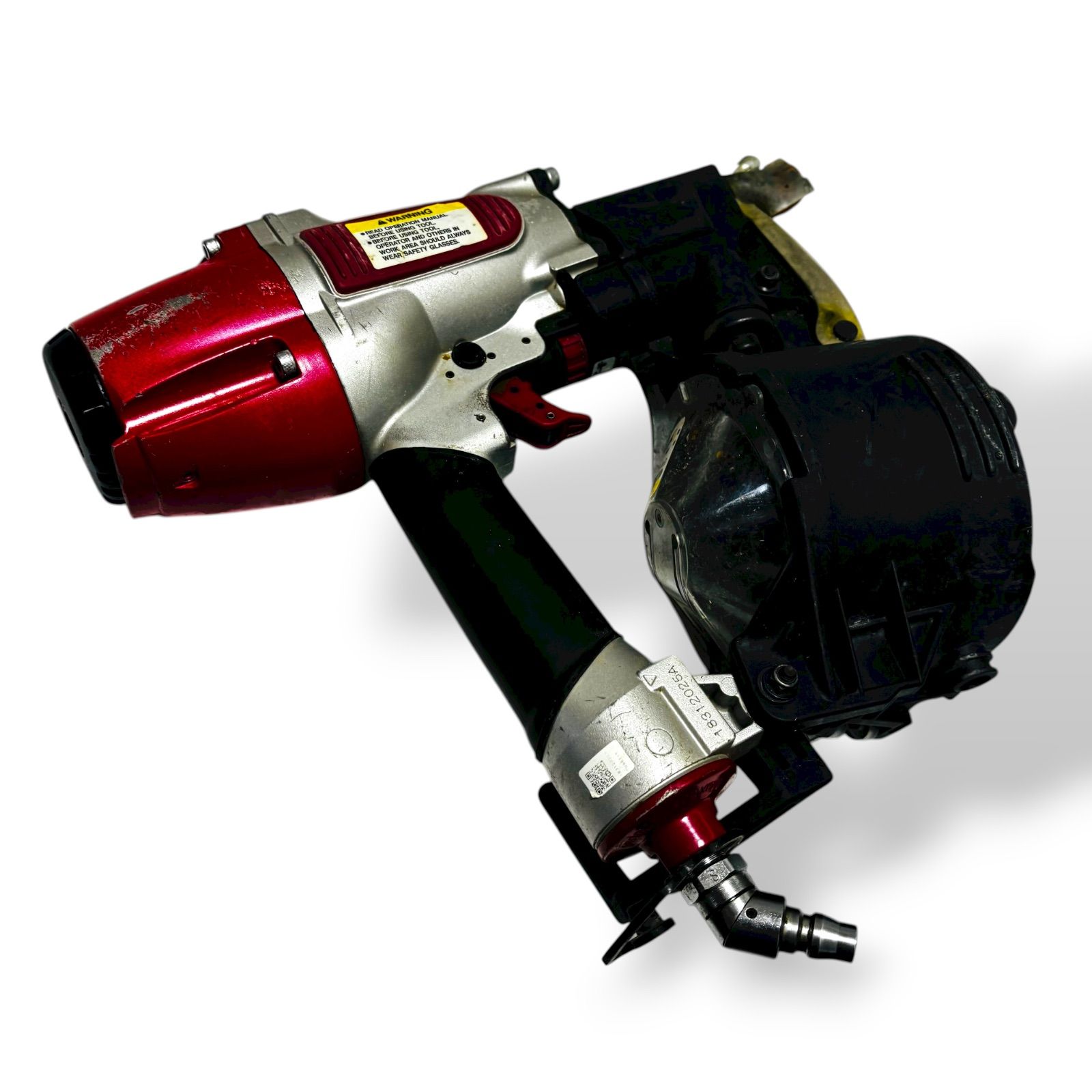 傷あり 即戦力 MAX CN-565CG 常圧コイルネイラ 38-65mm 対応 釘打機 レッド