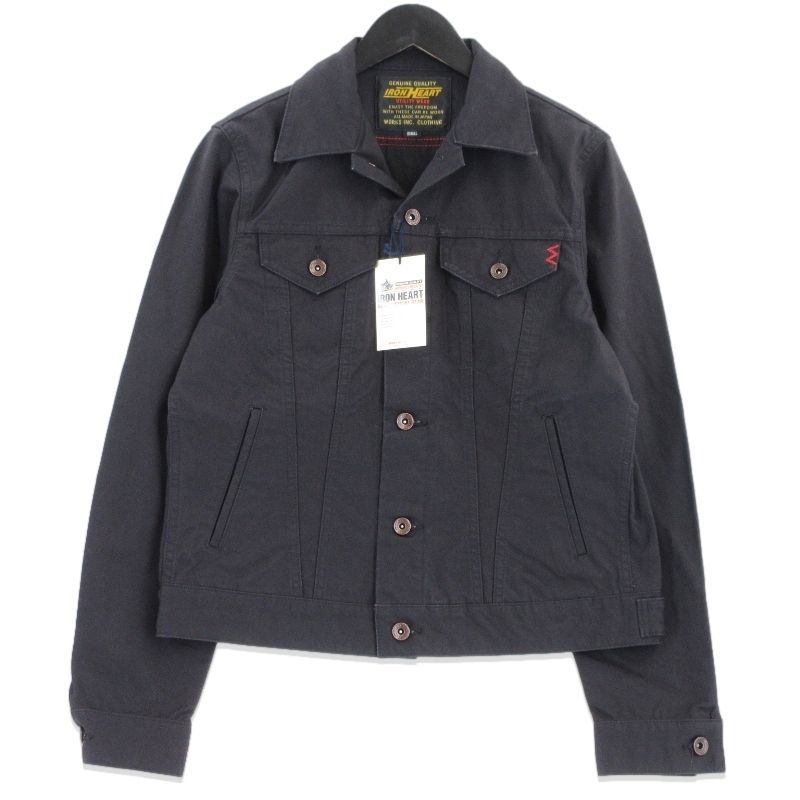 IRON HEART アイアンハート トラッカージャケット IHJ-147 9oz Canvas Type III Jacket キャンバス ブラック 黒 S 70017232