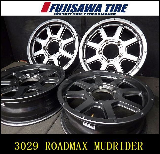 3029 B ROADMAX MUDRIDER ホイール 16x5.5J 5穴 PCD139.7 22 4本