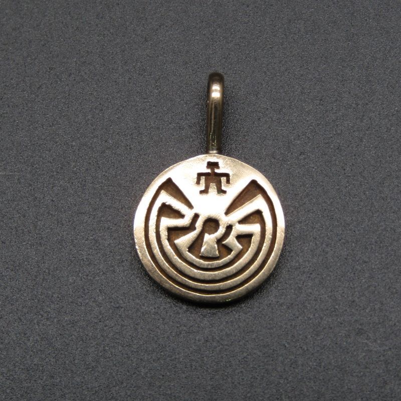 Jason Takala ホピ族 ペンダント メイズ 14 K ジェイソンタカラ メンズ レディース トップ チャーム 全金 ゴールド 1.5 g