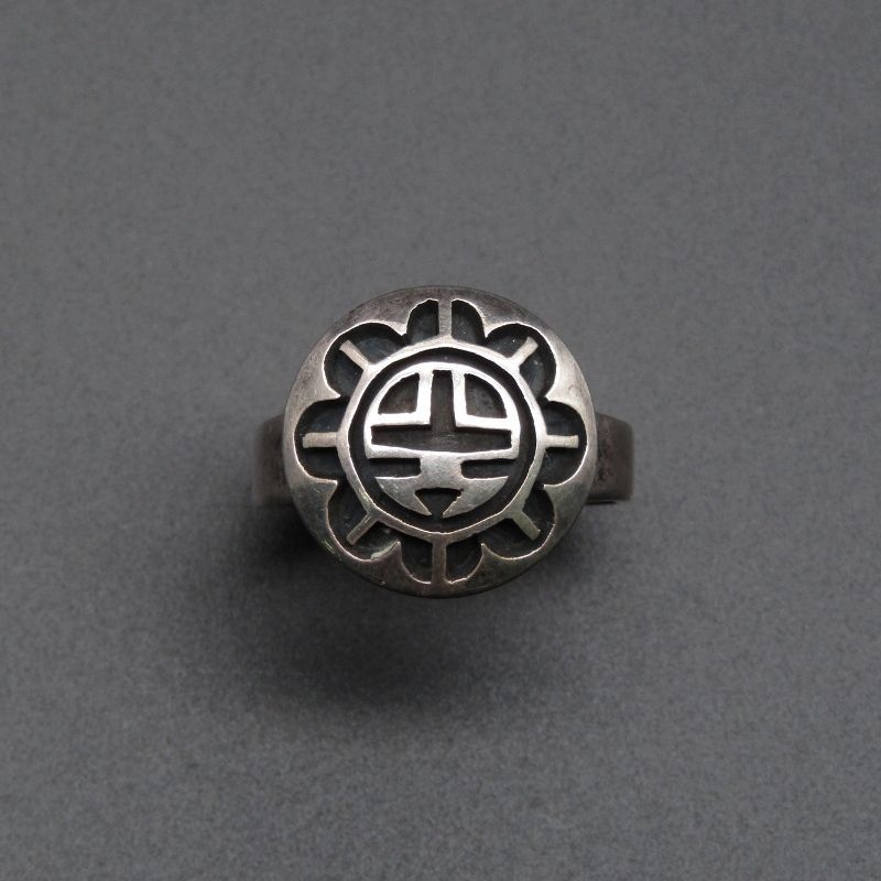 Jason Takala ホピ族 リング サンフェイス オーバーレイ ジェイソンタカラ メンズ レディース 12号 80007202