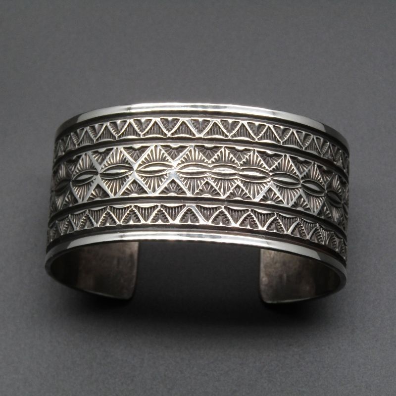 Donovan Cadman ナバホ族 バングル スタンプワーク ドノバンキャドマン メンズ レディース ブレスレット 80007204