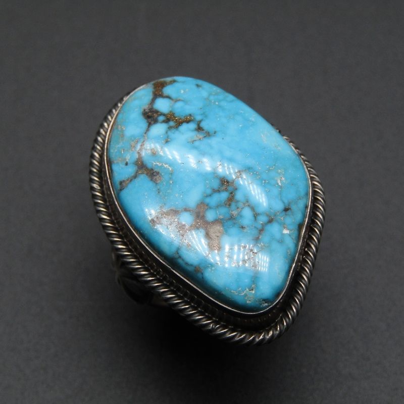 Arn Goodluck ナバホ族 リング キングマン ターコイズ アーノルドグッドラック メンズ レディース 11.5号 80007207 WWW_SHINETEETH_COM