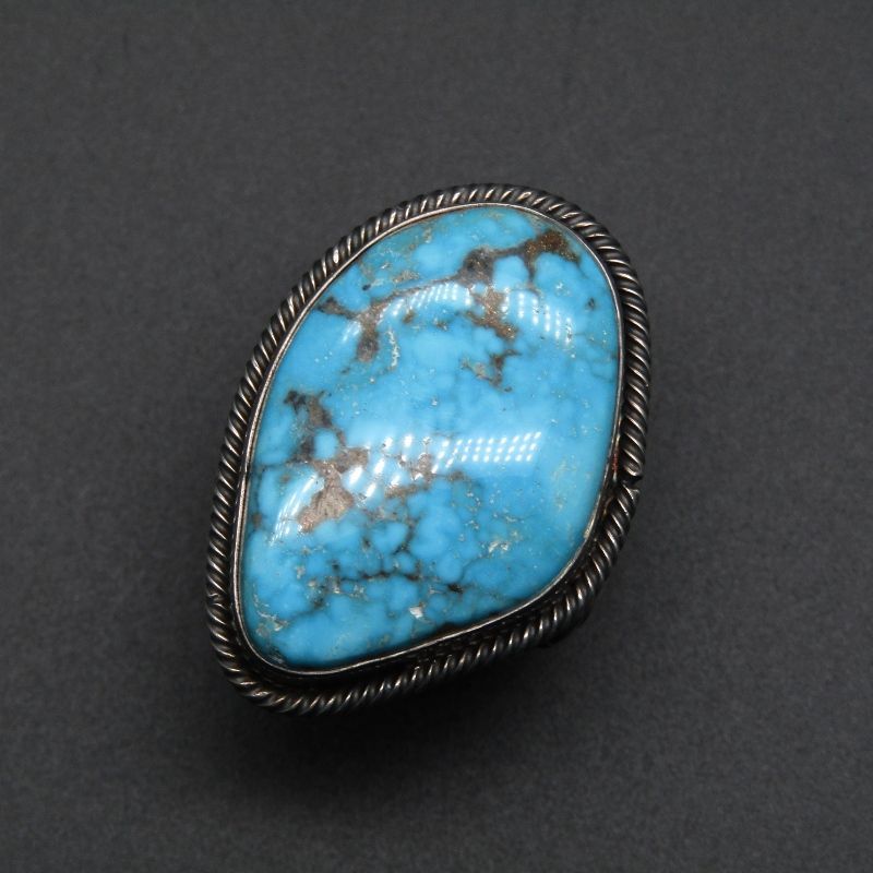 Arn Goodluck ナバホ族 リング キングマン ターコイズ アーノルドグッドラック メンズ レディース 11.5号 80007207