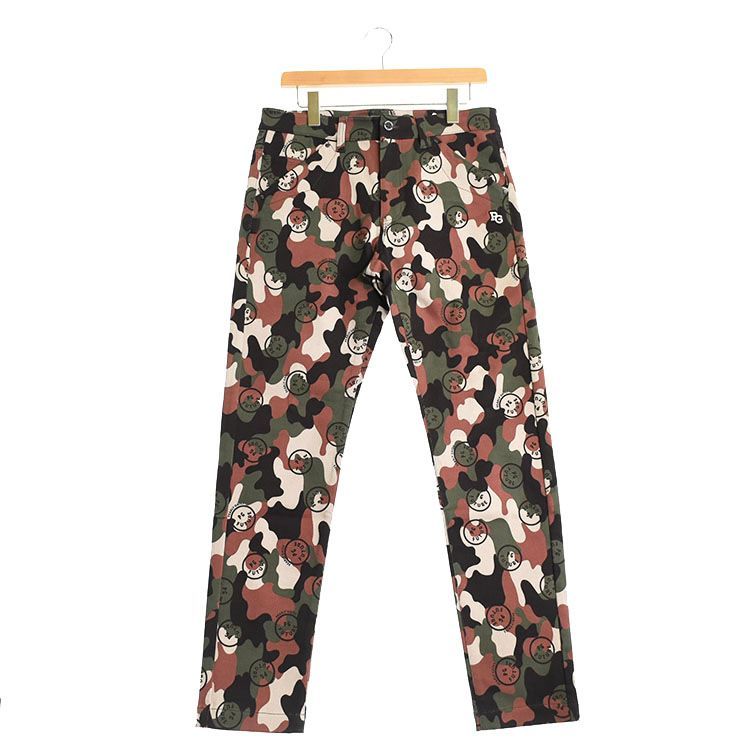 新品 パーリーゲイツ ロングパンツ 中綿 千鳥柄 ネイビー Mサイズ（4