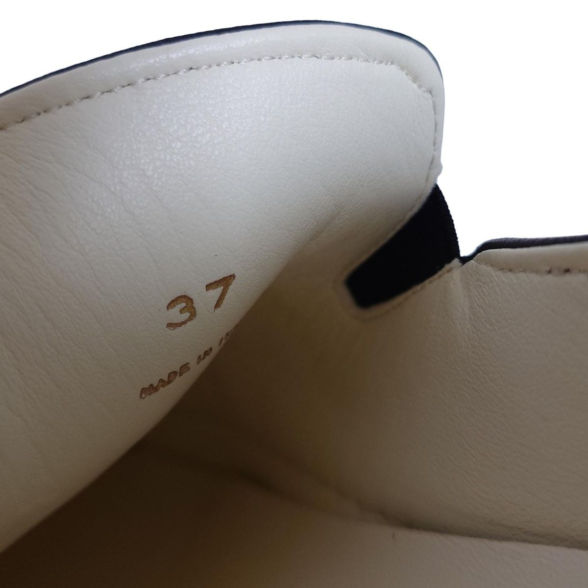  THE ROW ザロウ スリッポン 37 レディース - 黒 レザー その他 靴