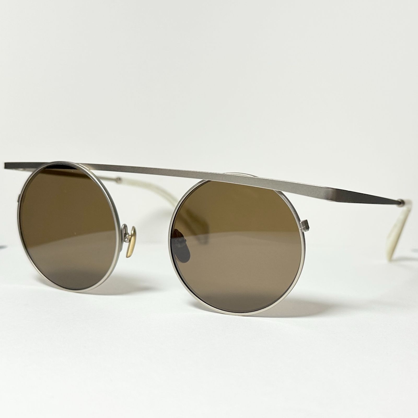  Yohji Yamamoto ヨウジヤマモト YY 7038 403 金色 サングラス ケース付き メガネ Y 3 サングラス 小物