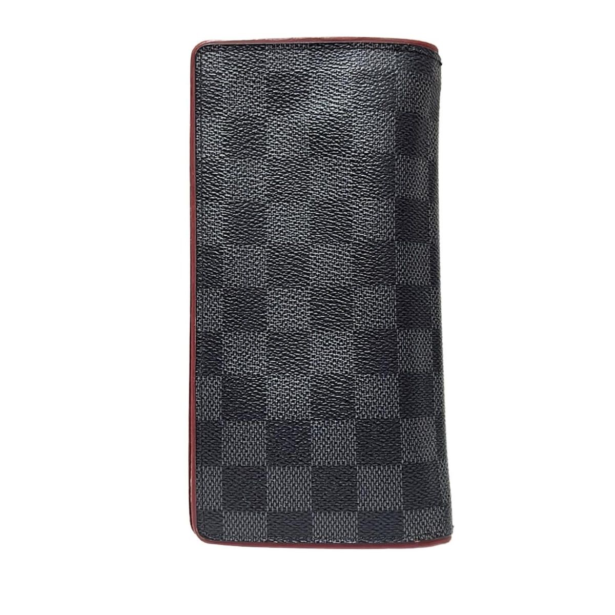 LOUIS VUITTON ルイヴィトン 長財布 ダミエグラフィット ポルトフォイユブラザ N63254 ボルドー