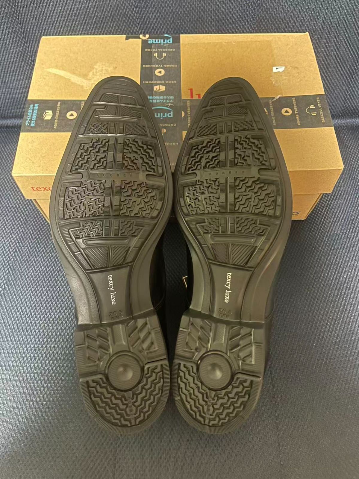 テクシーリュクス ビジネスシューズ 本革 スニーカービズ TU-8001 メンズ 26.5 CM ブラック