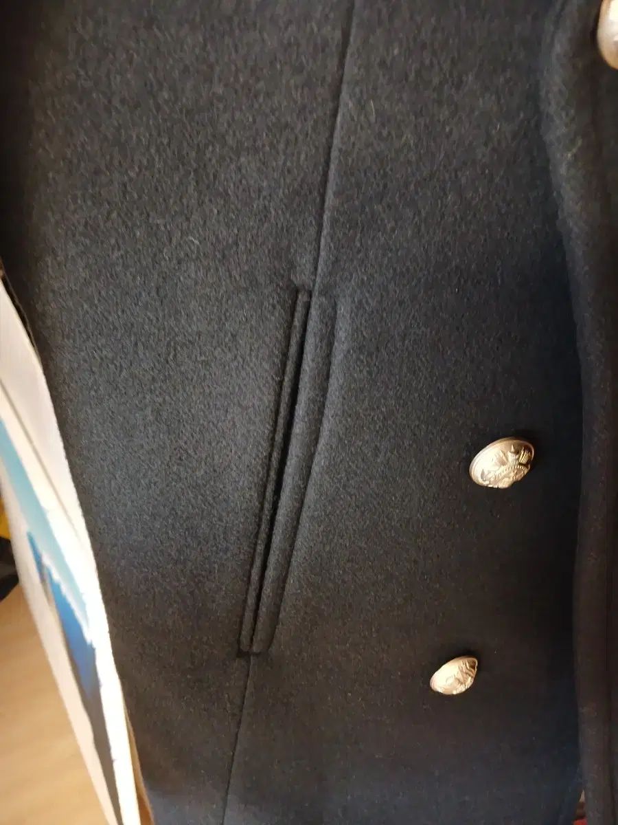 ダブルボタン ピーコート