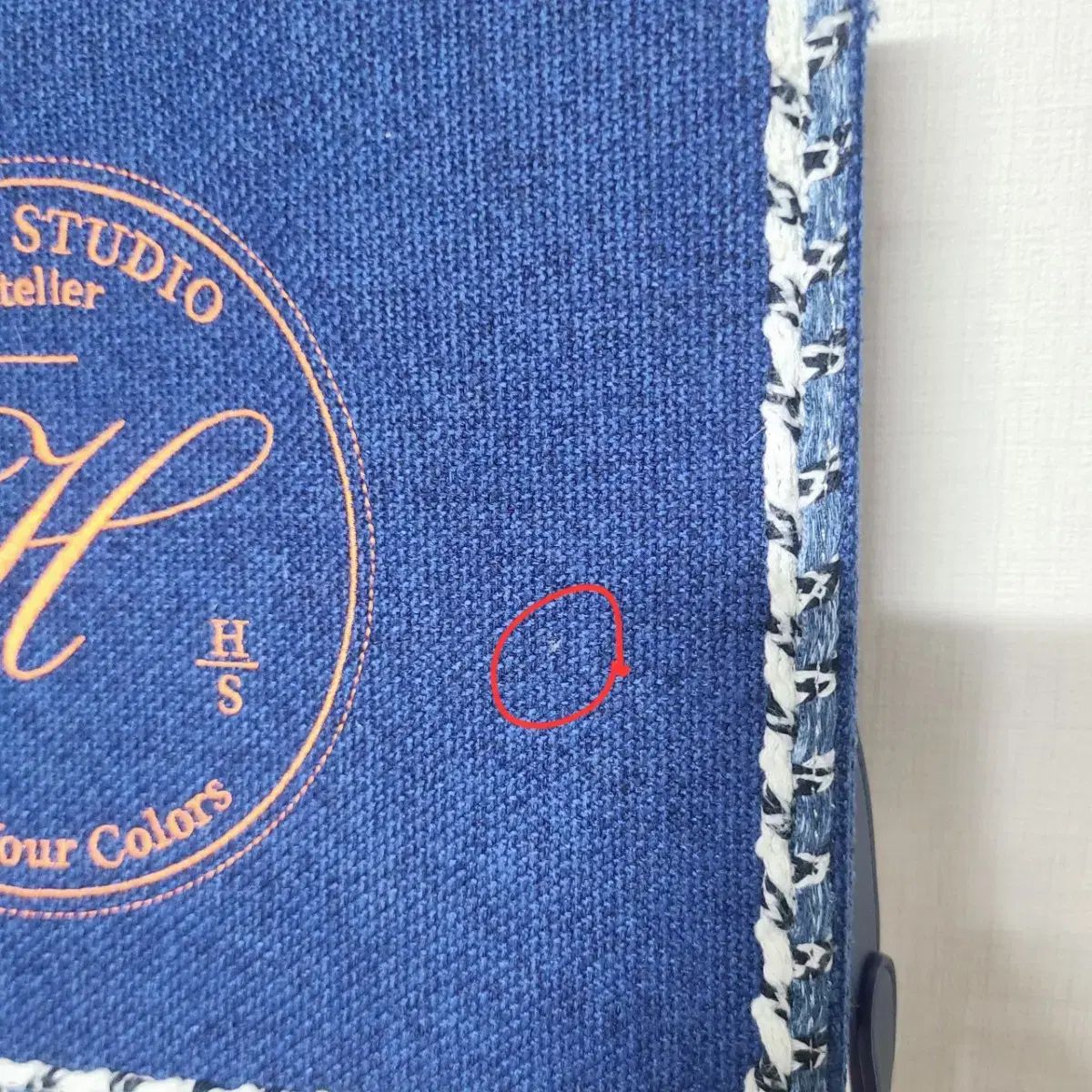 ヒュジェンヌ ラプーバッグ ブルー ミディアム