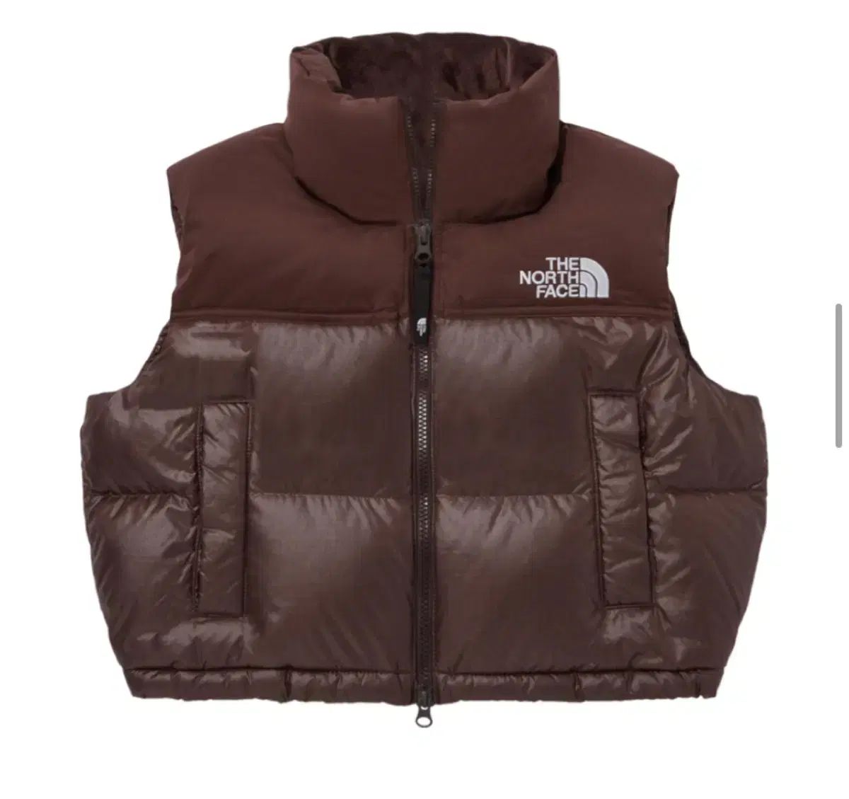 THE NORTH FACE ホワイト ラベル ヌプシ ダウン ベスト ブラウン