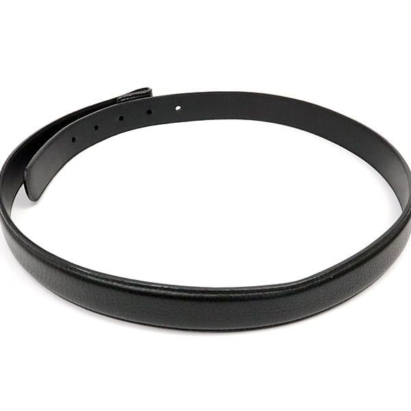 クロムハーツ CHROME HEARTS 1インチ ベルトストラップ レザー シルバー メンズ size 32 黒 17550