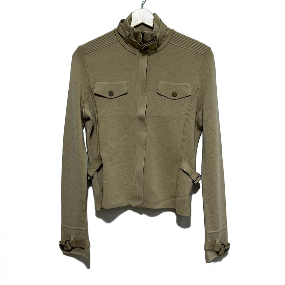 Burberry LONDON バーバリーロンドン ブルゾン サイズ2 M レディース - ベージュ 長袖 ニット 春 秋