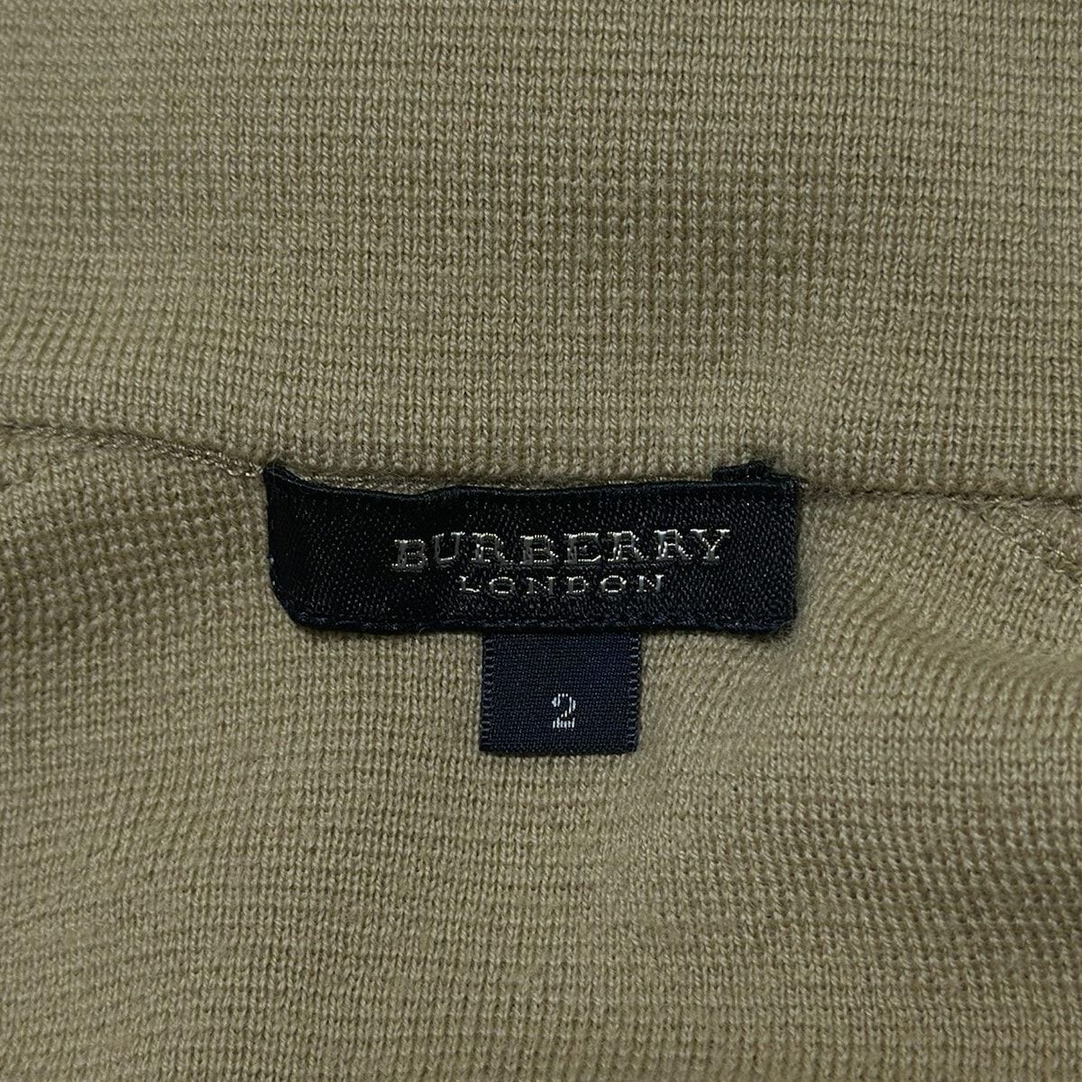 Burberry LONDON バーバリーロンドン ブルゾン サイズ2 M レディース - ベージュ 長袖 ニット 春 秋 GULLKHAN_COM