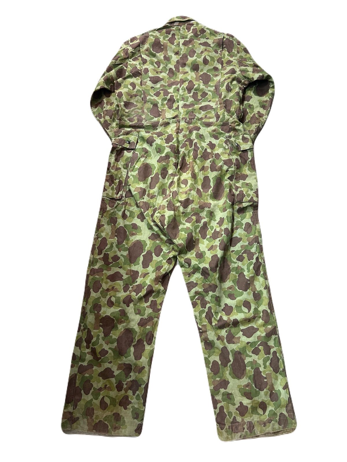 40’s USMC M-42 Duck hunter camo jump suit 13 star button