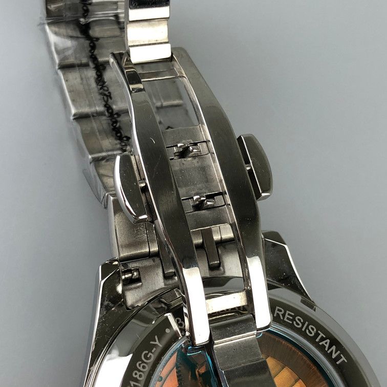  品 BINGER B 1186G Y 腕時計 シルバー 自動巻き 手巻付き 197 250710 SY 09 iwa 定番アイテム 自動巻き時計 腕時計(アナログ)