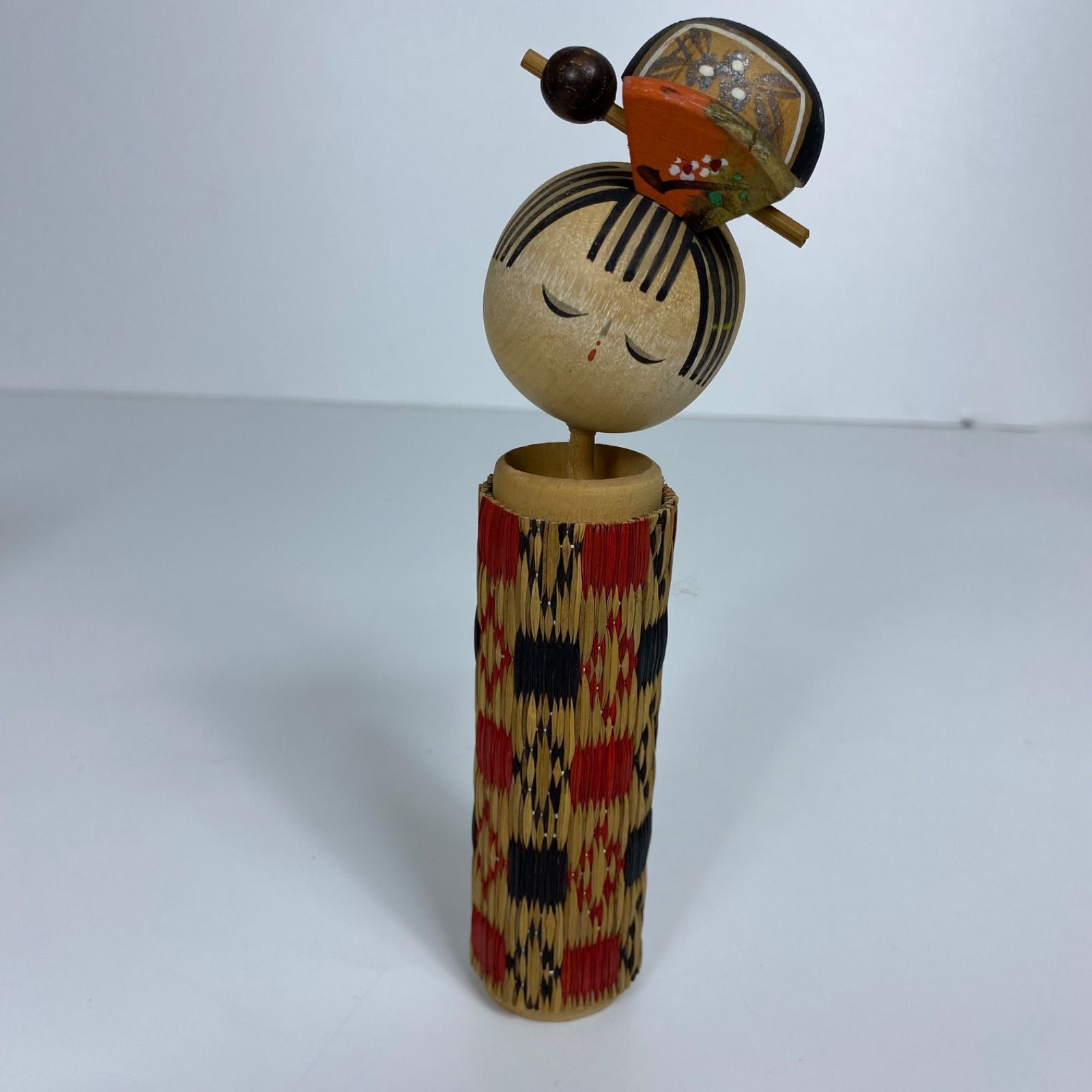 昭和レトロ 創作こけし 5体まとめ売り 木製 郷土人形 民芸品