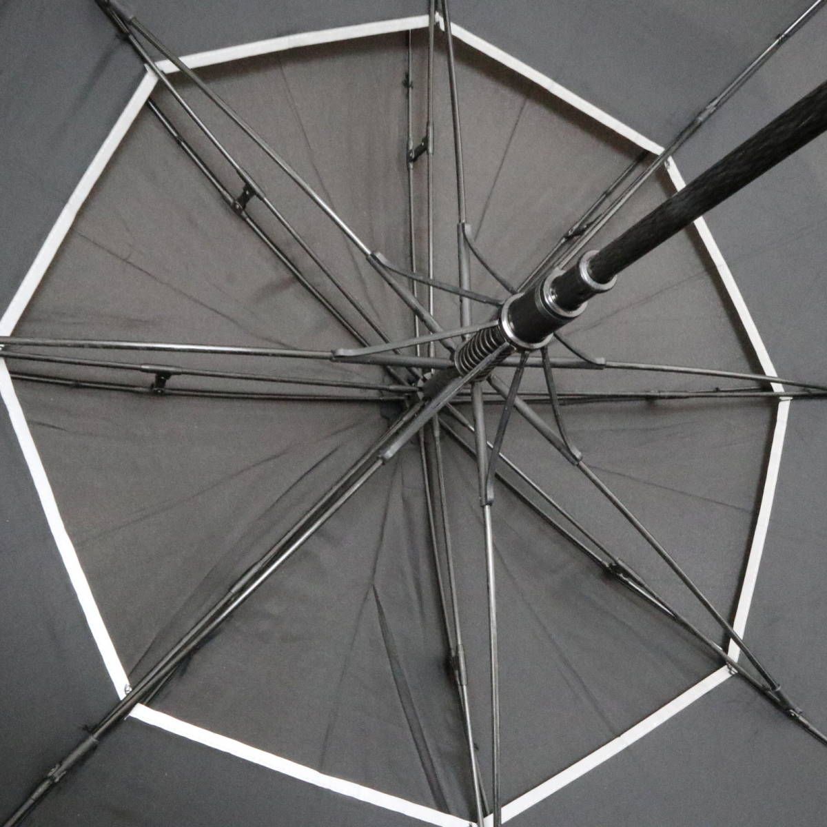 HITACHI 日立建機 ロゴ 二層長傘 ブラック ケース付 S 09-t 001