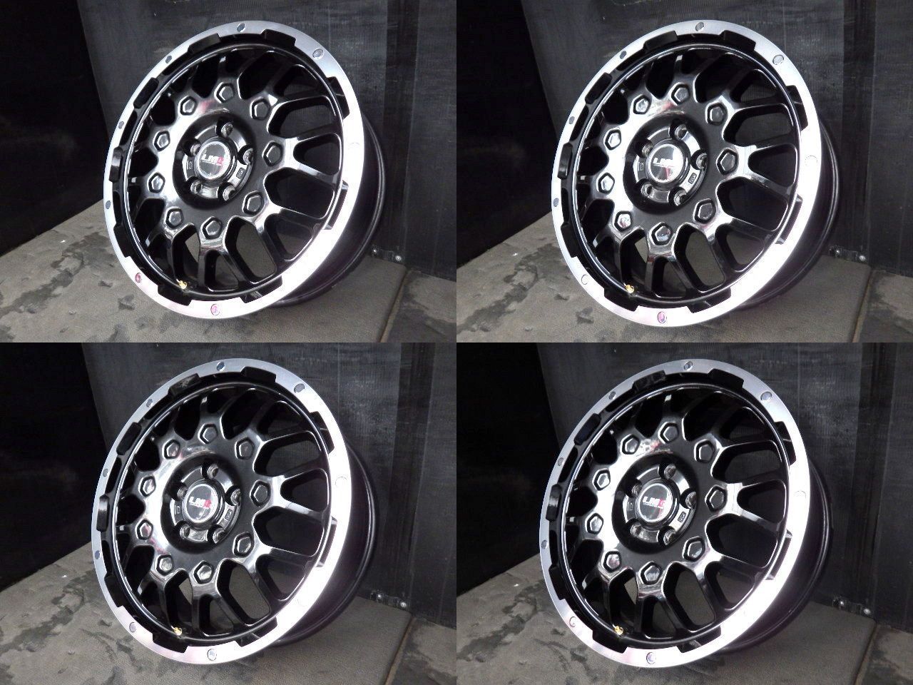 3031 B LEHRMEISTER LMG MS-9W 17x6.5J 5穴 PCD114.3 48 4本