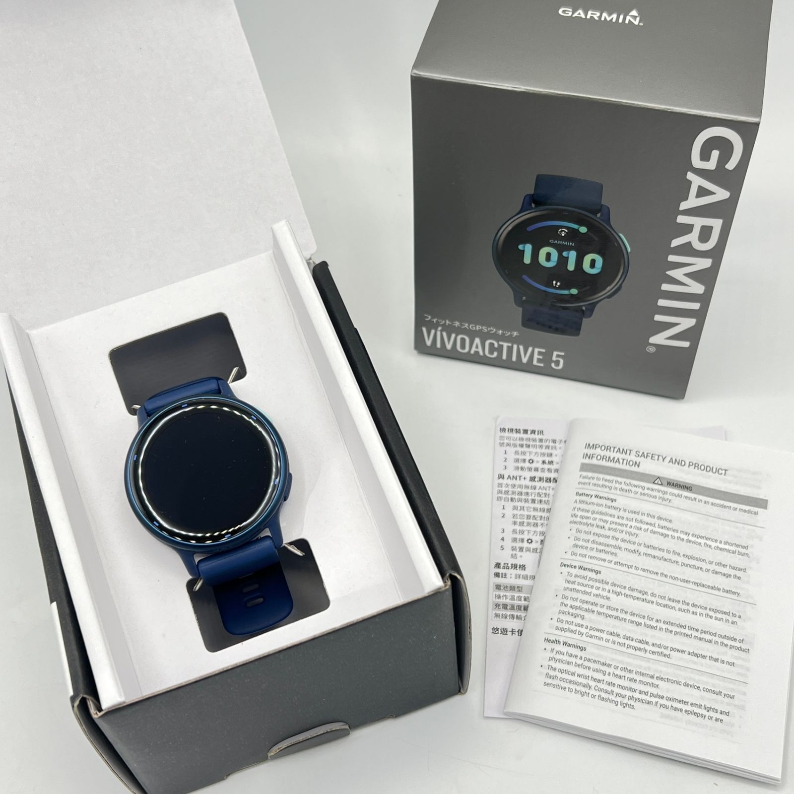 GARMIN vivoactive 5 010-02862-42 Blue Blue Met スマートウォッチ ヴィヴォアクティブ ガーミン 本体