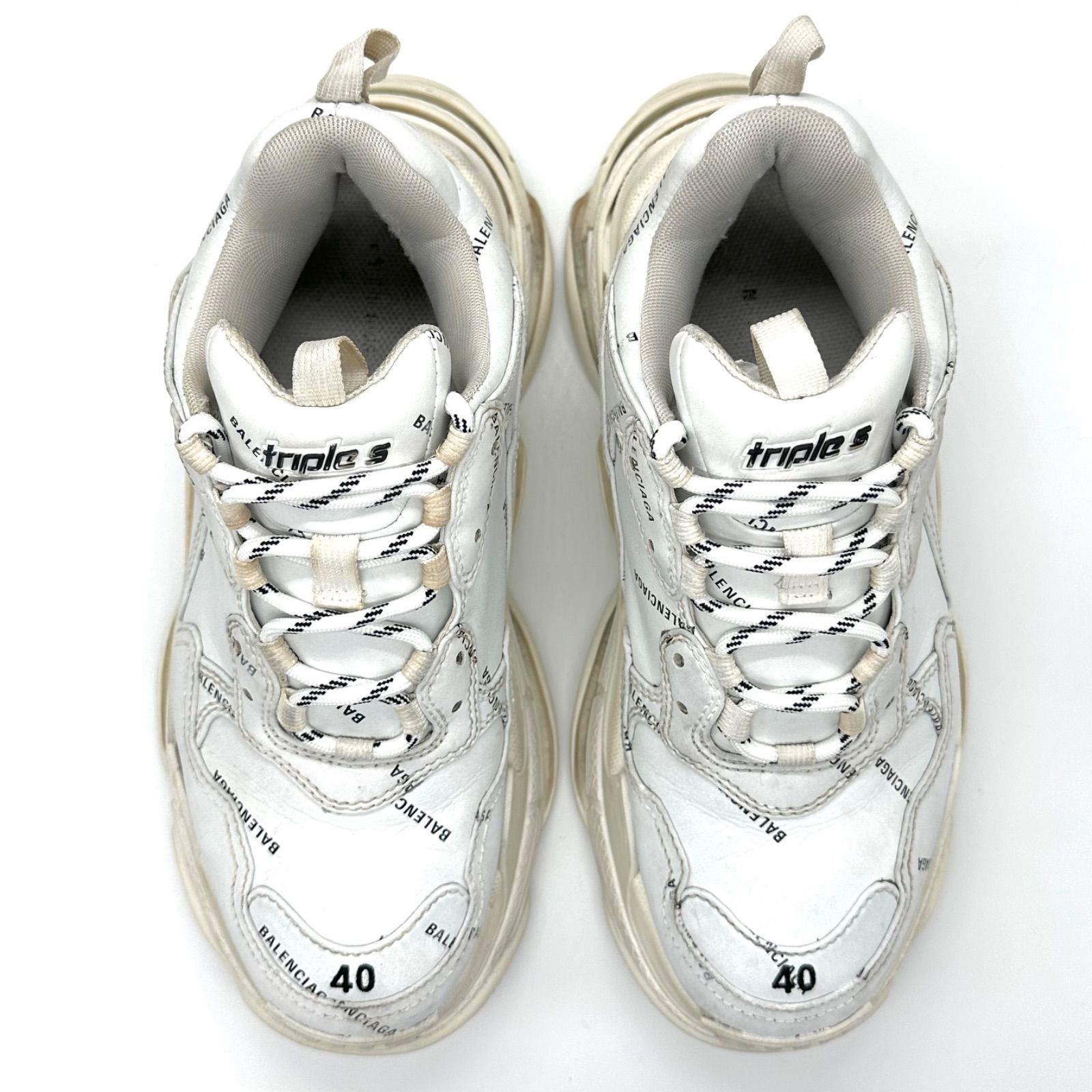 Balenciaga Triple S Allover Logo バレンシアガ トリプルS スニーカー 