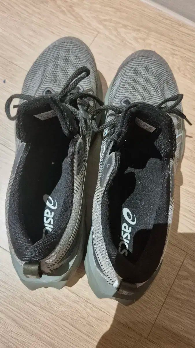  アシックス ノヴァブラスト 2 LE グリーン ランニングシューズ 27.5 cm スニーカー 靴