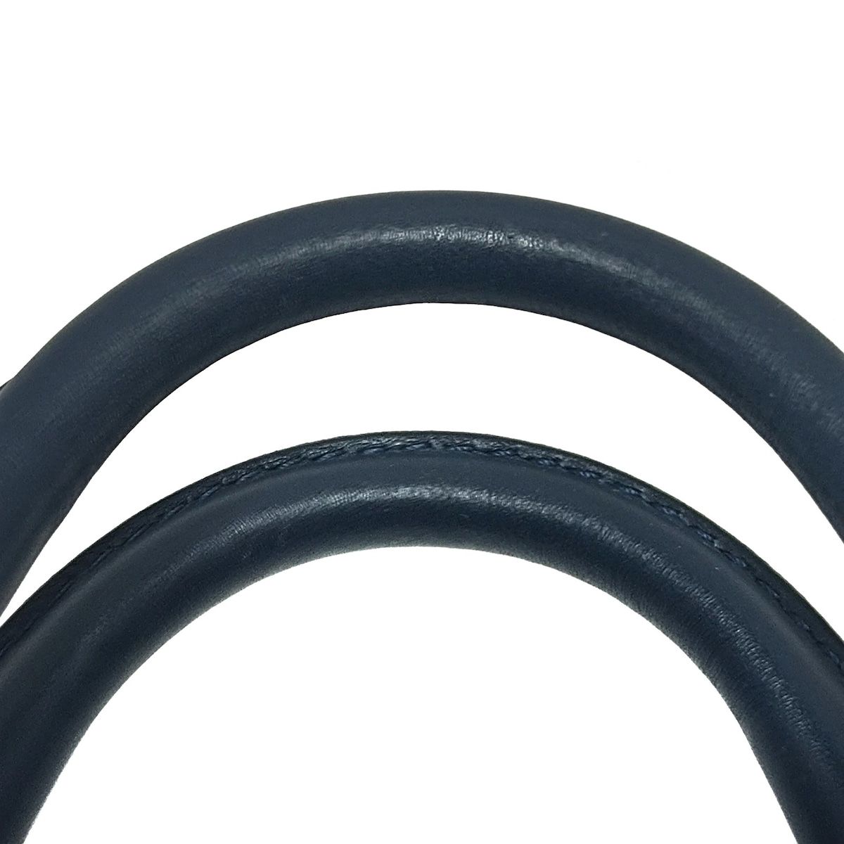 Max Mara マックスマーラ ハンドバッグ - ネイビー×ピンクベージュ×白 レザー DECORATOM_COM_BR