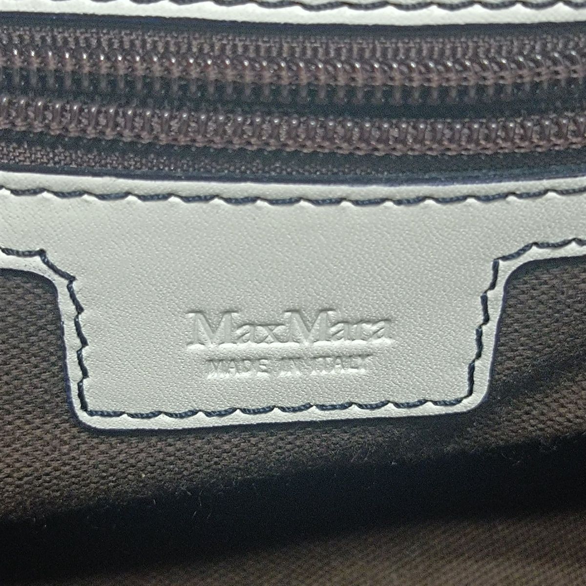 ネイビー×ピンクベージュ×白 レザー