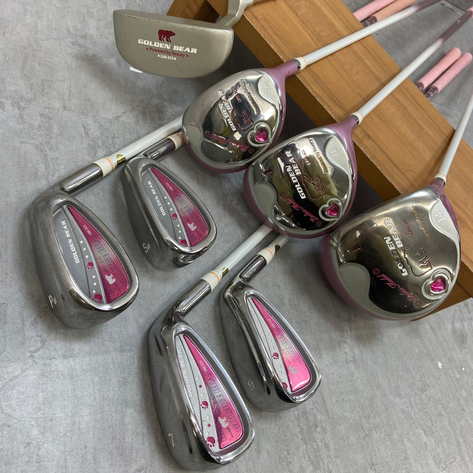 ゴールデンベアー レディースゴルフ クラブセット 8本 L 右利き用 GOLDEN BEAR