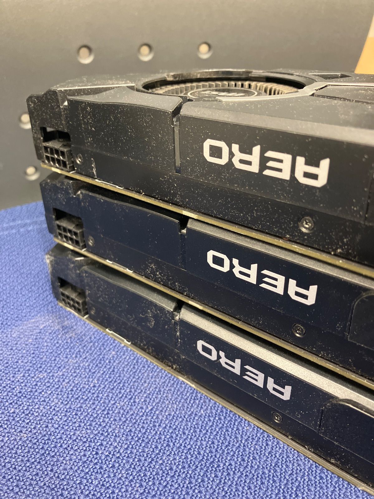 ジャンク 3個セット グラボ GeForce GTX 1070 AERO 8G 節約 msi AERO