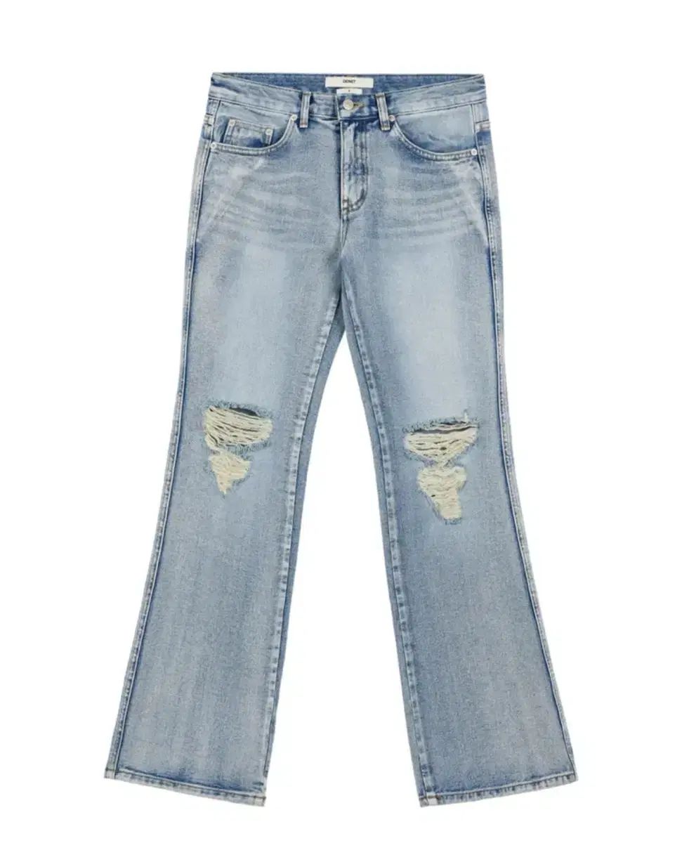 ダイニム ブーツカット デニム RIPPED DAMAGE BOOTS CUT DENIM