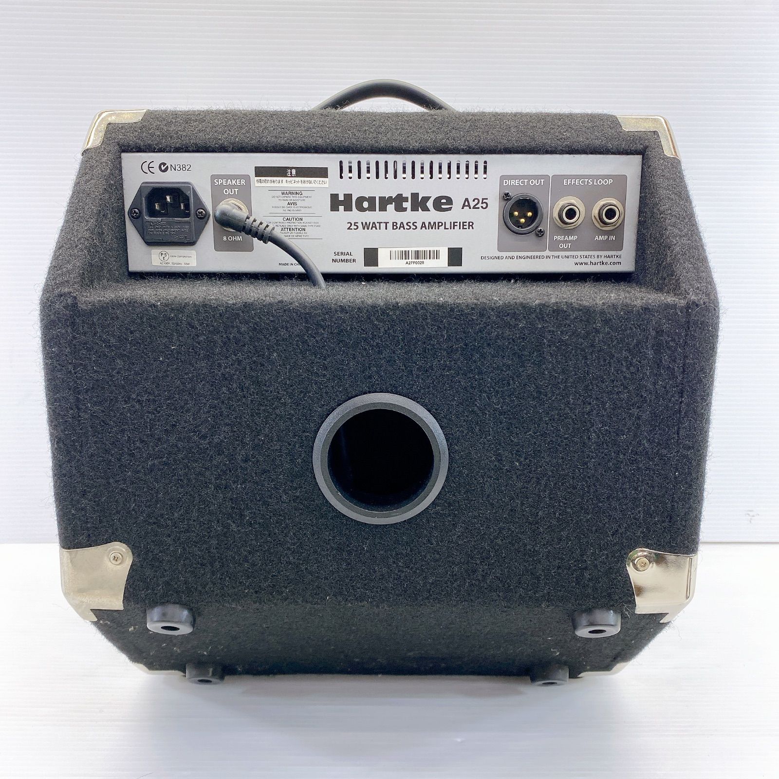 Hartke ベースアンプ A25 25W 音出し 済み ポータブル