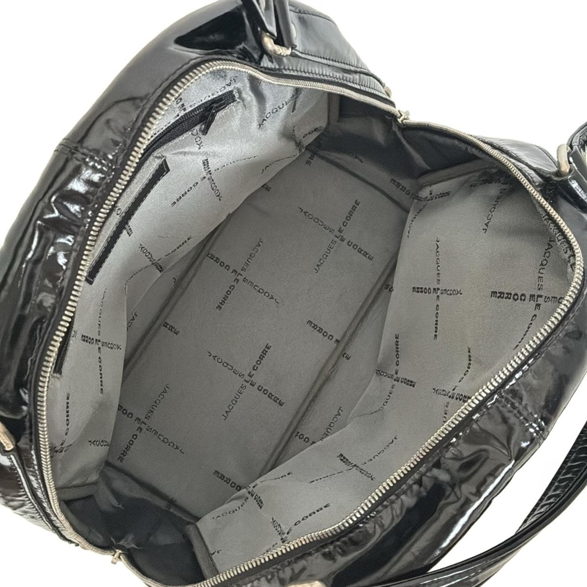 JACQUES LE CORRE ジャックルコー ハンドバッグ - 黒 レザー DECORATOM_COM_BR