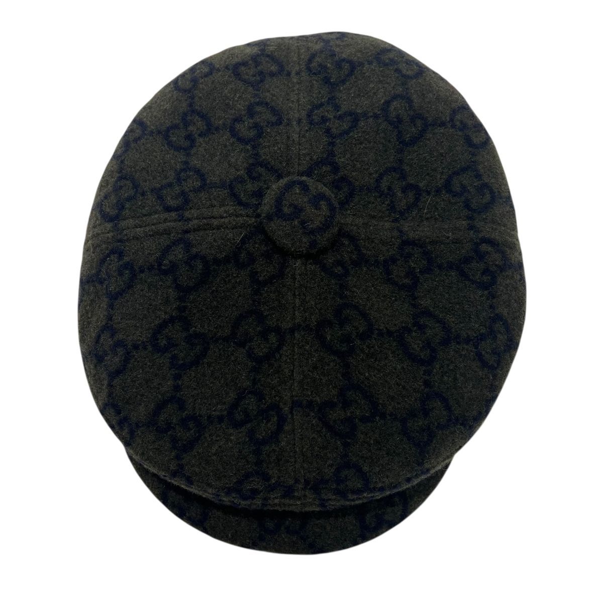 GUCCI グッチ ハンチング キャスケット 599015 GG柄 キャスケット 帽子 ウール グリーン サイズ L 25032809 SA MERCADOAVALIA_COM_BR