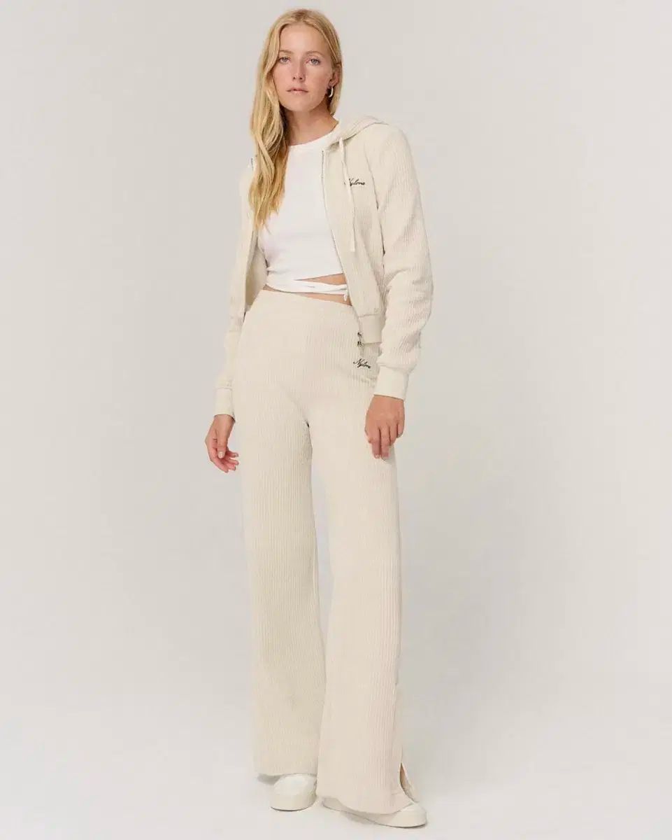 コーデュロイ フードジップアップ