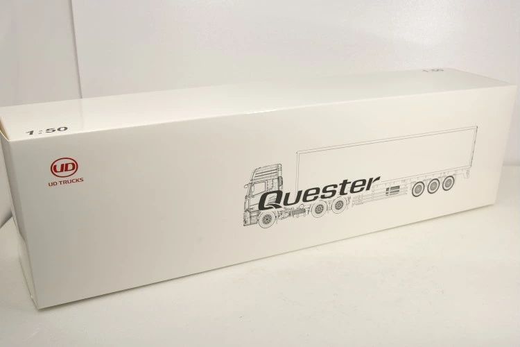 京商 UDトラックス特注 1 50 クエスター 6×4T トラクター トレーラー 2025 UD TRUCKS Quester Tractor Trailer mmmin-022