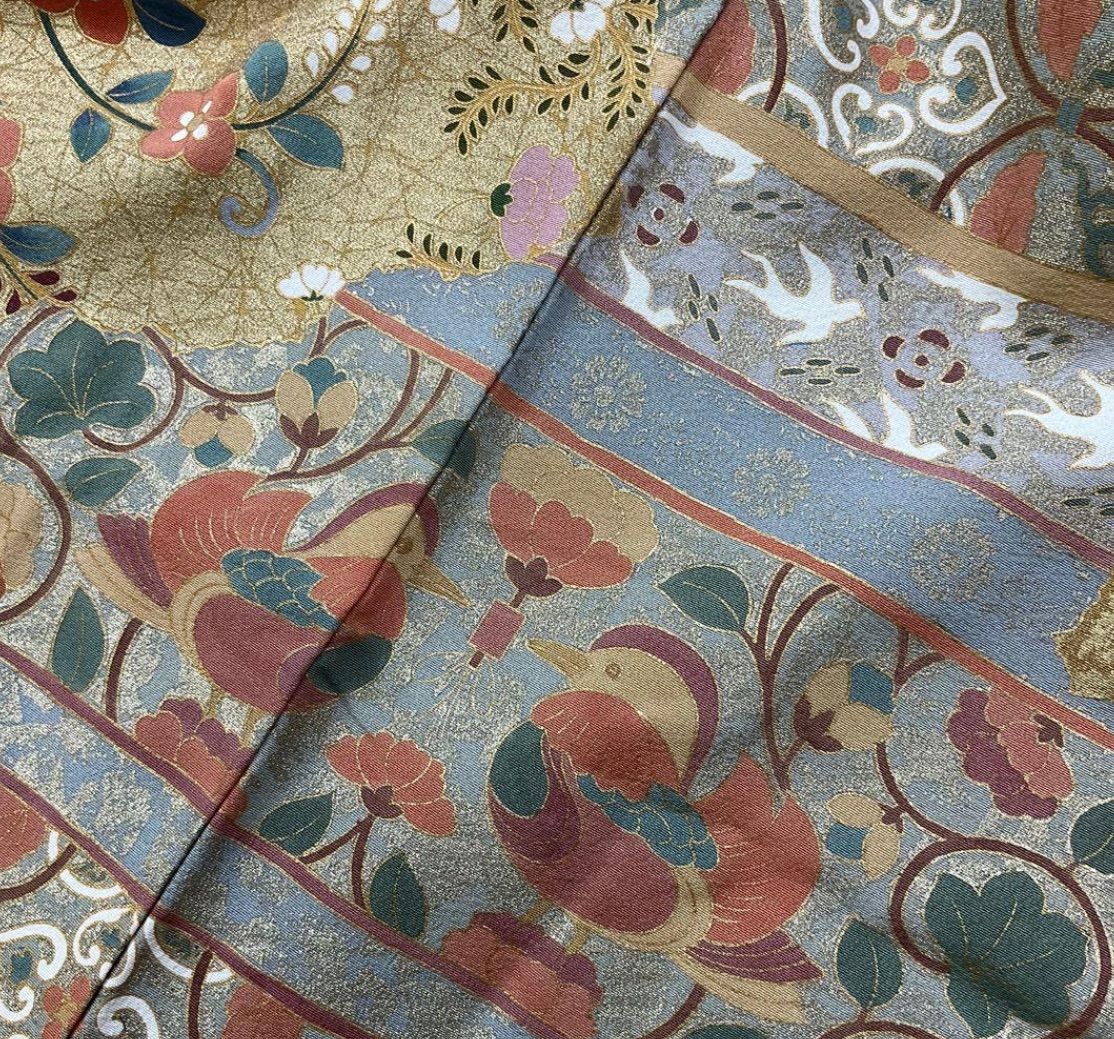 ロング 比翼付き