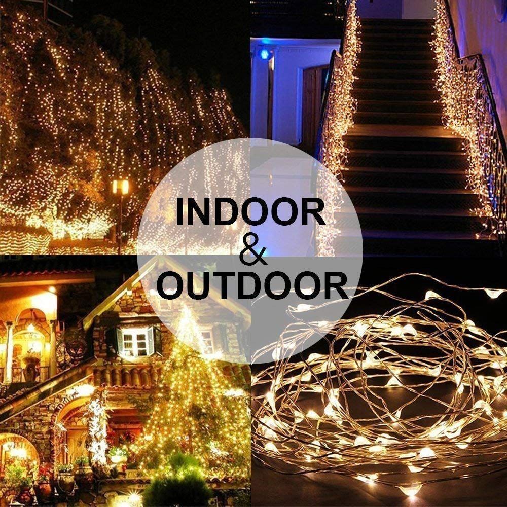 ２個セット LEDイルミネーションライト ソーラー ストリングライト 100電球 10m 電飾 8モード 夜間自動点灯 キャンプ用 ガーランドライト IP65防水 飾りライト クリスマス ハロウィン パーティー バレンタインデー 新年 祝日 結婚式 NEXPOTALLINN_EU