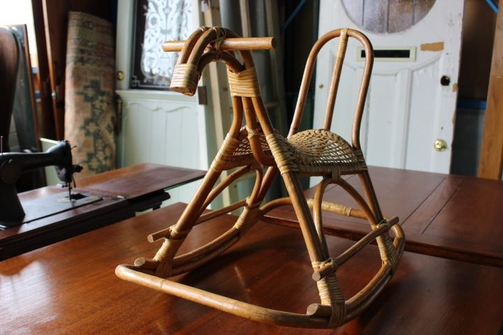 在庫一掃 イギリス アンティーク雑貨 ロッキング 木馬 インテリア ディスプレイ 英国製 mh-1223