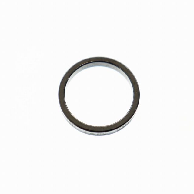 ティファニー TIFFANY - CO. 1837 チタン ナロー リング 指輪 21.5 黒 ブラック ブランド古着ベクトル AA 251105