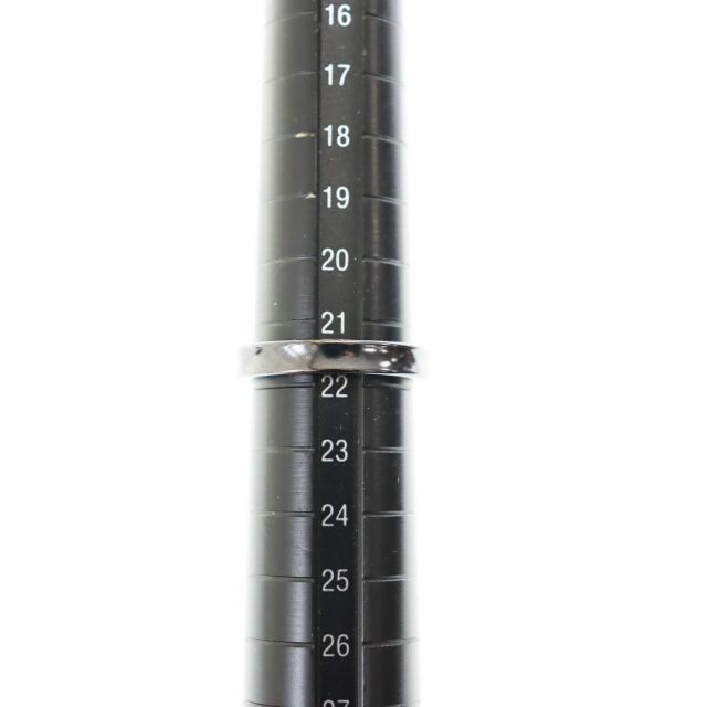 ティファニー TIFFANY - CO. 1837 チタン ナロー リング 指輪 21.5 黒 ブラック ブランド古着ベクトル AA 251105 WWW_SHINETEETH_COM